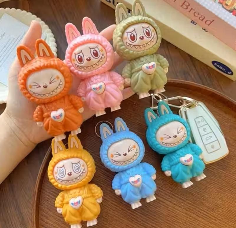 Labubu Face-Changing Keychain – Cute & Collectible