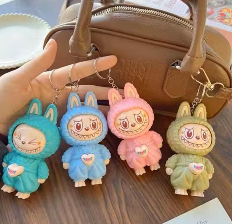 Labubu Face-Changing Keychain – Cute & Collectible