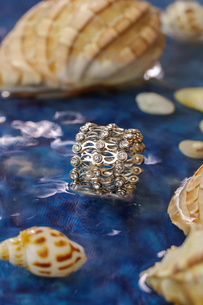 Sterling Silver Convertible Ring-to-Bracelet