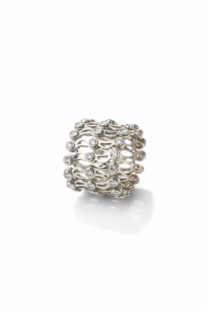 Sterling Silver Convertible Ring-to-Bracelet